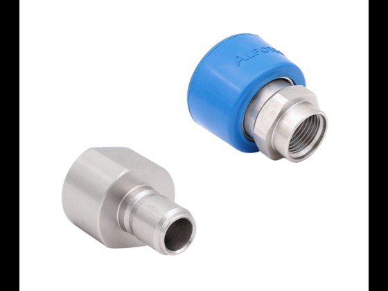 Wear-resistant stainless low-pressure couplings for cleaning in the process industry. Temp. range -20°C to +100°C, max pressure 200 bar. See our selection here!
