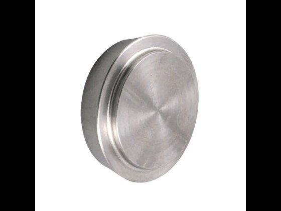 Durable DIN blind in stainless steel ensures hygienic and secure sealing of fittings. Perfect for demanding process environments. Order online today.