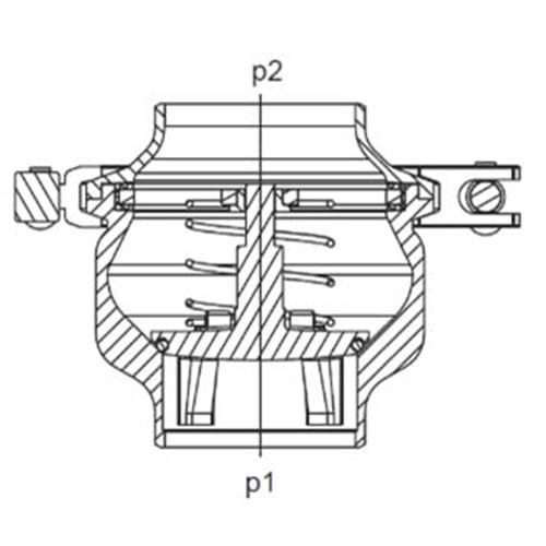 Non-return valve AWH, ISO