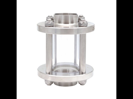 In-Line sight glass, weld on, DIN