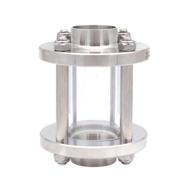 Sight glass with weld ends
