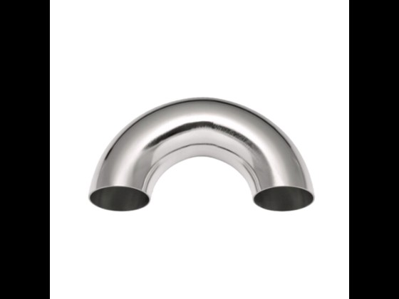 Our 180° DIN elbow is ideal for safe and hygienic installations in the food industry. Durable and easy to weld. Click to learn more!