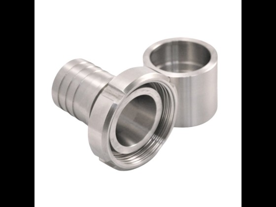 Alfotech's DIN union nut is made of high quality stainless steel and is suitable for chemical tasks as well as media with high temperature requirements.