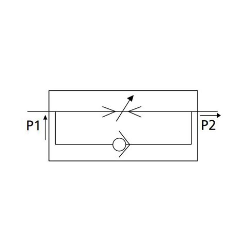 Push-in, unidirectional flow regulator
