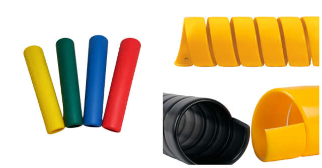 Collage of hose protection