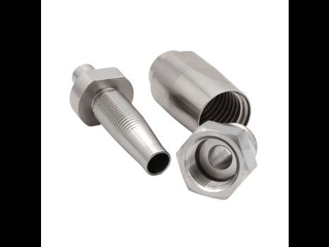 AFT reusable pressure fitting, BSP nut flat seat