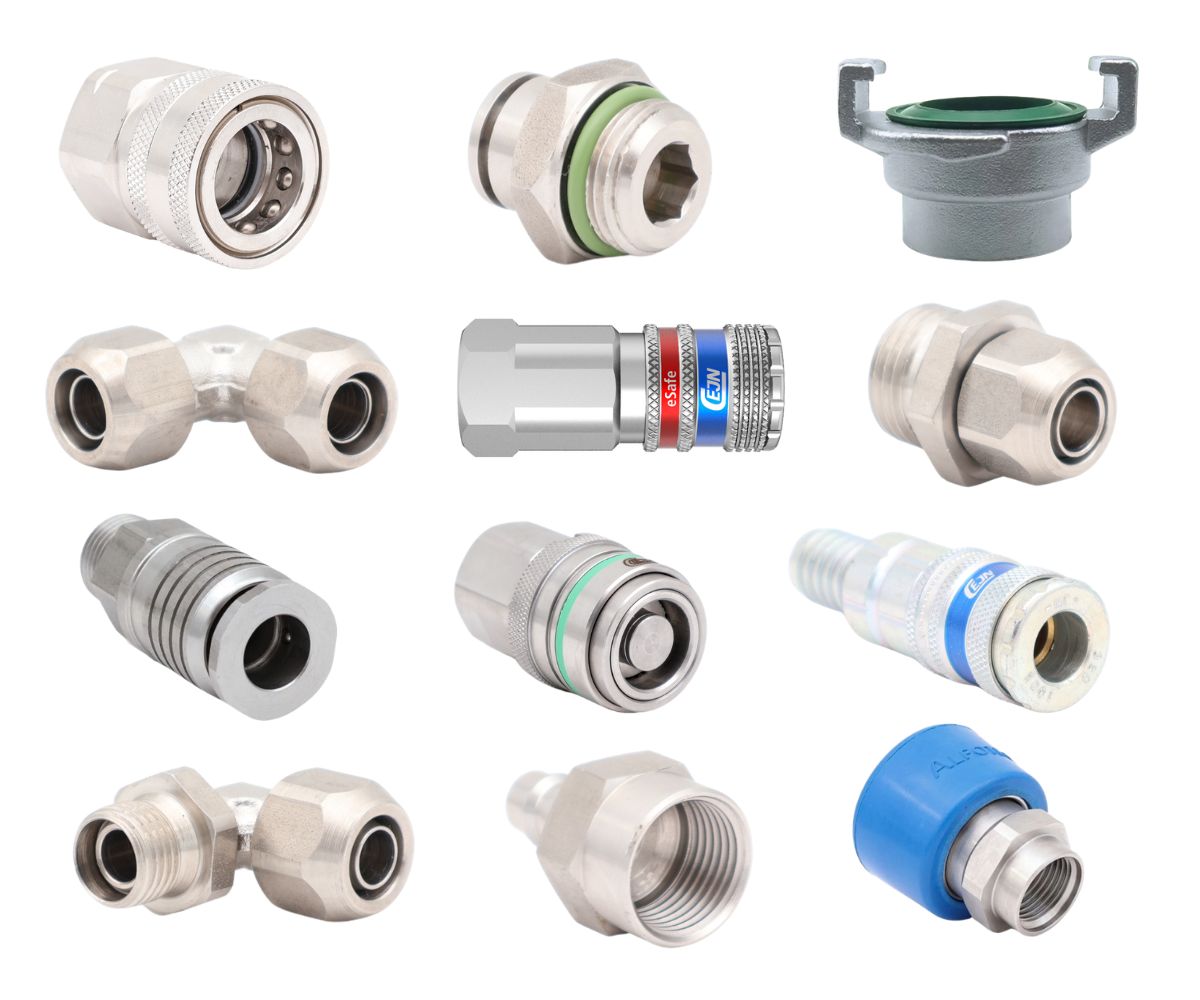 Wide range of industrial and robust fluid and compressed air couplings. Made in unrivaled quality for demanding applications. See the selection here!