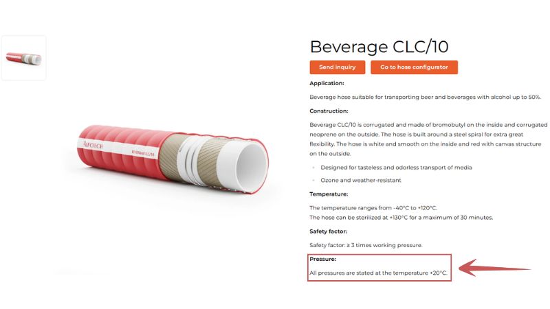 beverage clc hose