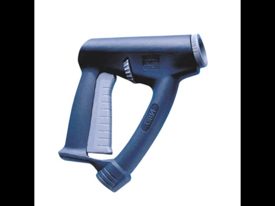 Robust industrial gun with 3/4’ thread, adjustable jet and lockable trigger. Withstands 25 bar and 90°C. For flushing and soap application. Order online today!