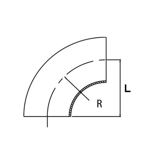 Elbow 90°, DIN tube, weld on