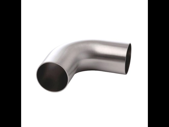 90° DIN elbow in stainless steel for food industry applications. Durable and hygienic for secure installations. Order today!