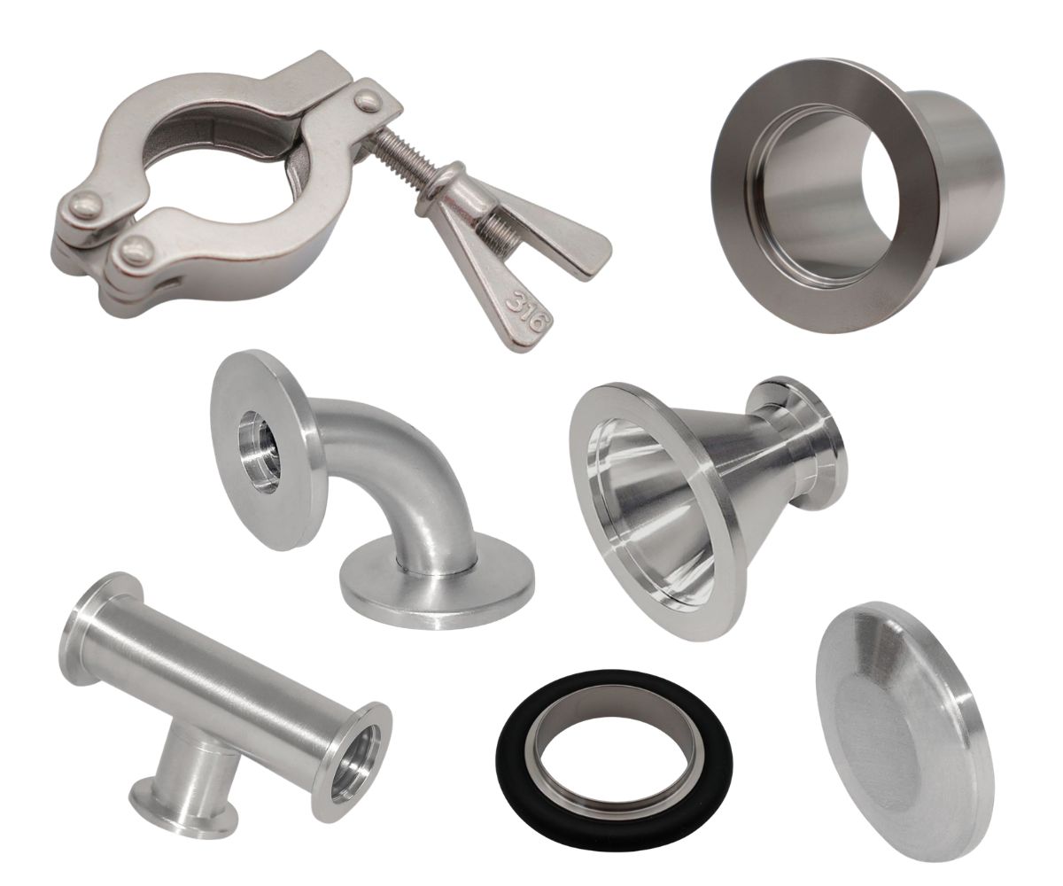 Vacuum fittings manufactured to an unrivalled standard of quality. We supply quality products for the process industry. Find our vacuum fittings here!