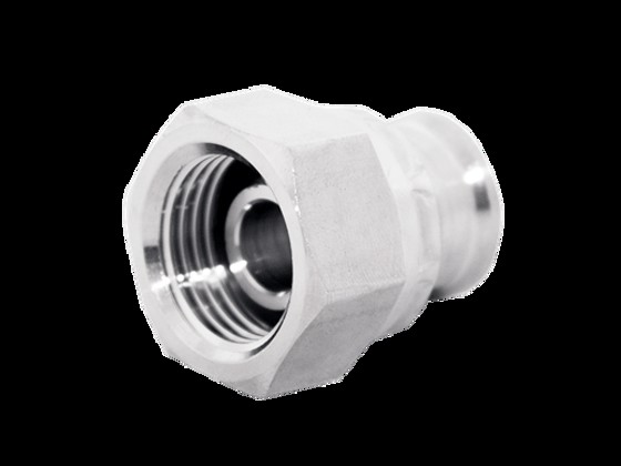 Alfotech's BSP nut with 60 ° cone is of high quality and is used for welding for bellows hoses. Made of stainless steel AISI 316. Order online via webshop here.