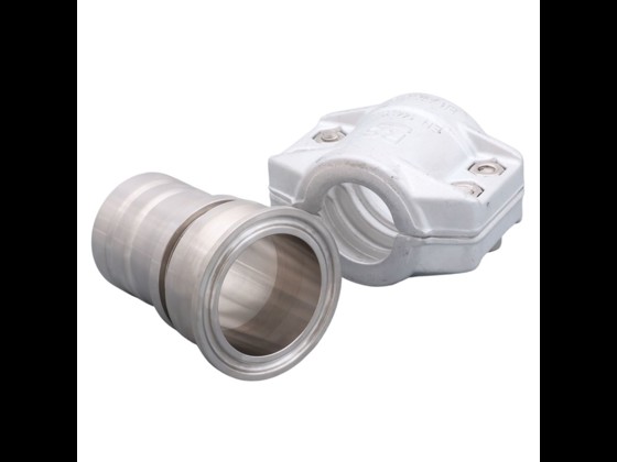 Alfotech's DIN clamp liner is made of very high-quality stainless steel. Supports connections between DIN 10 and DIN 100. Order via our webshop here.