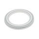 Clamp union lip gasket, PTFE/FPM