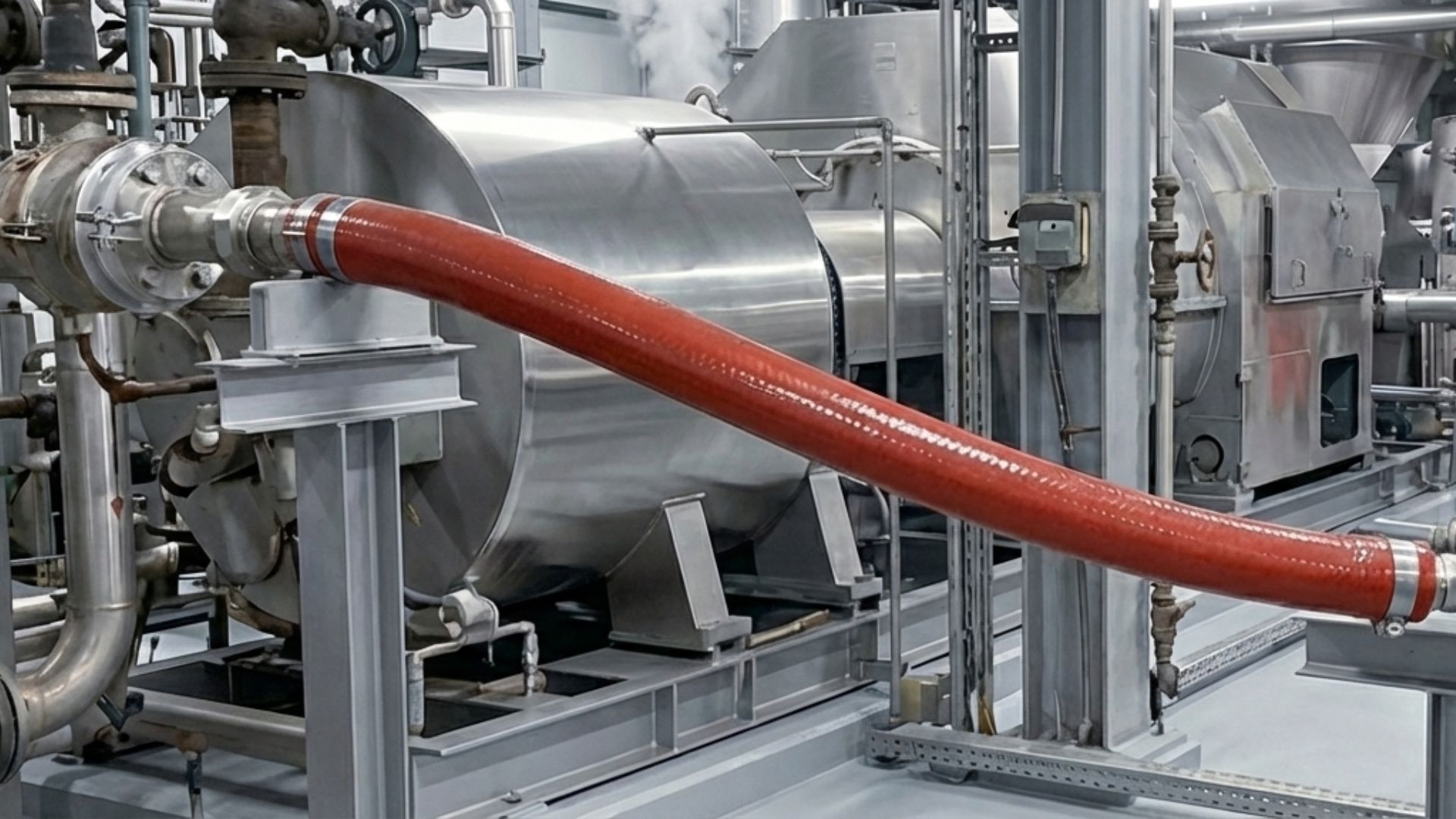 pyroflex hosecover in industrial plant