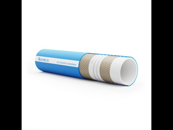 Oily Food/SPL Crushproof food hose designed to withstand extreme stress. Ideal for transporting oily media. Order here.
