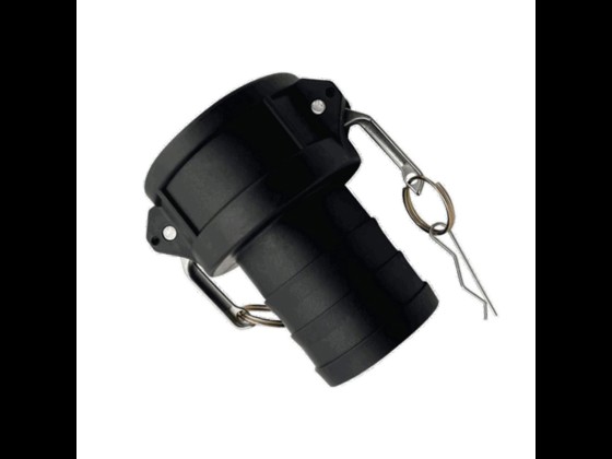 High-quality Camlock female coupling type C. Constructed in polypropylene. Can be used for various liquid or gas lines. Order here.