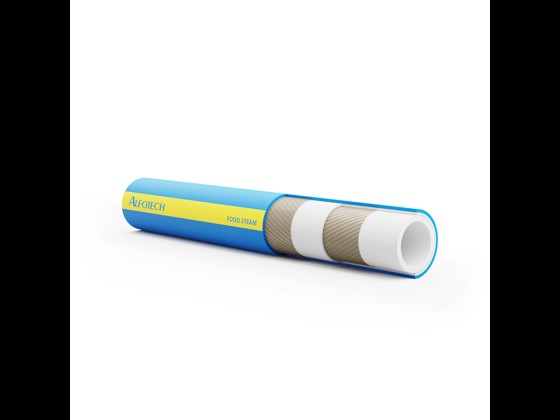 Our product and steam hoses are manufactured for the process industry in a professional quality. The hoses can be used for saturated steam, hot water and products.