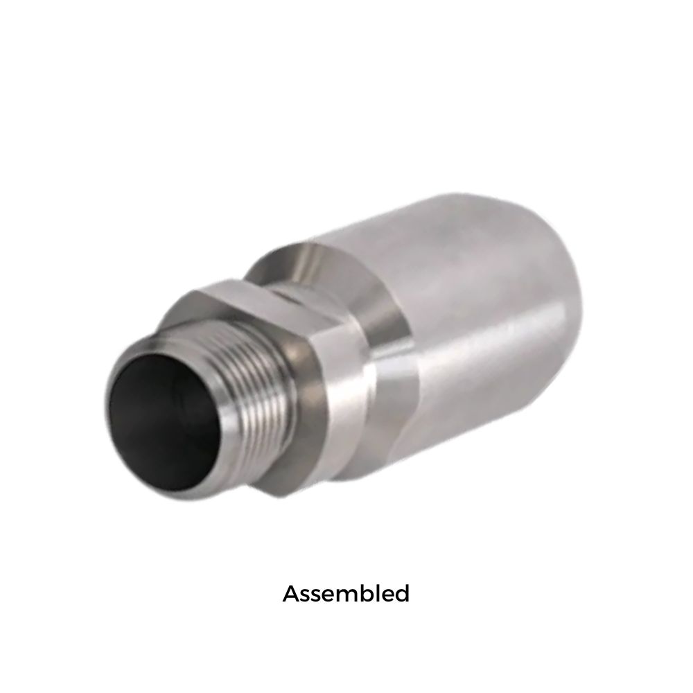 AFT reusable pressure fitting, BSP nipple