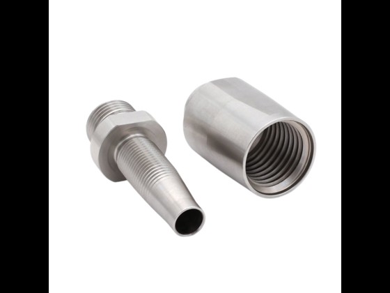 Alfotech's stainless & high quality BSP nipple is used for coupling hoses on integrated foam & washing systems etc. Consists of connection piece & a sleeve.