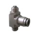 Push-in, unidirectional flow regulator
