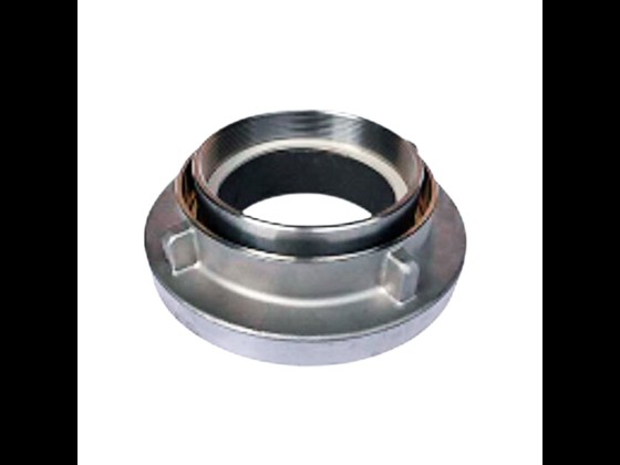 Highly durable Storz coupling made of aluminium, with sviweling female BSP thread. Used for tankers. Find robust Storz couplings for tankers here.