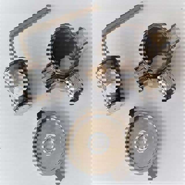 3-way plug valve with weld ends