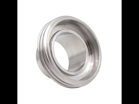 Hygienic and stainless DIN male fitting suitable for secure welding onto ISO pipes. Ideal for the food industry. Buy here.