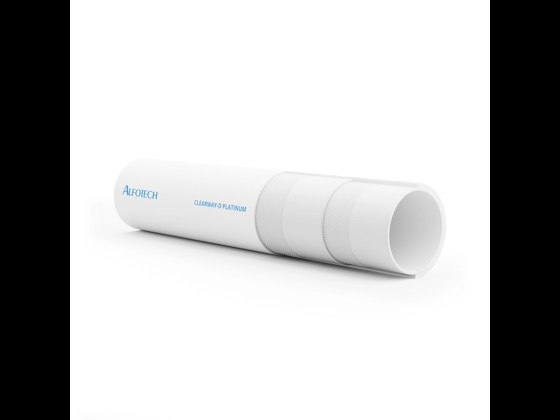 FDA-approved Clearway-D Platinum silicone hose, ideal for food and pharmaceutical production. Withstands up to 96% alcohol. Order here!