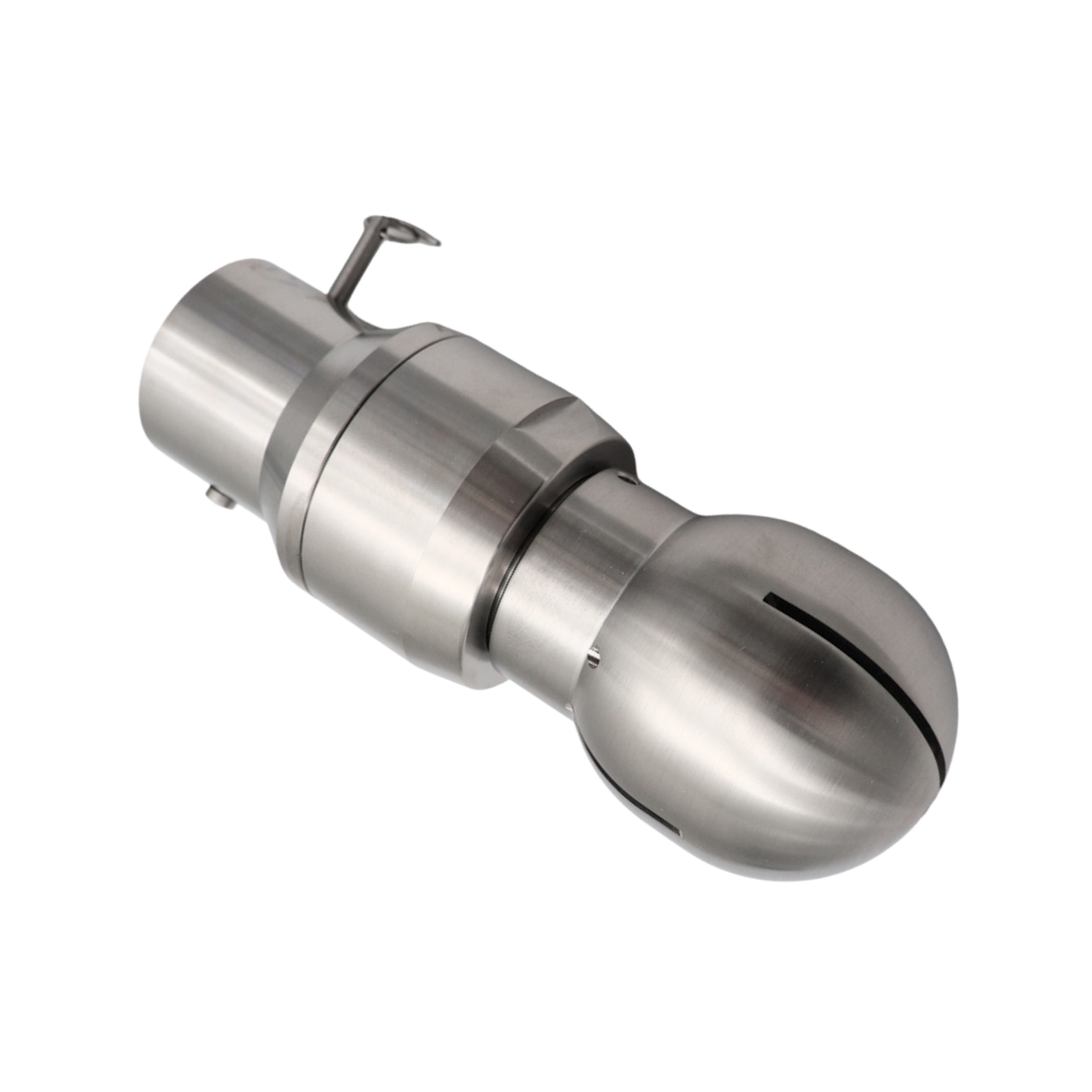 Efficient and stainless steel rotor nozzle for mounting on dairy pipes. Ideal for thorough cleaning of tanks up to 4 meters in diameter. Order online here!