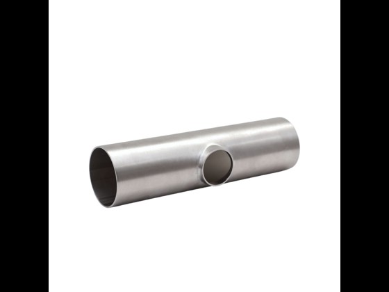 Stainless steel tee DS/SMS, short and reduced - high quality for the food industry. Easy to install in systems with limited space. Order here!