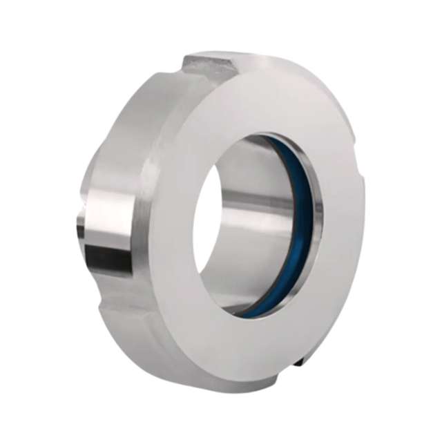 Sight glass with nut
