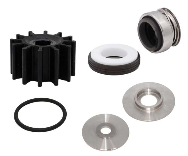 Collage of Jabsco spare parts