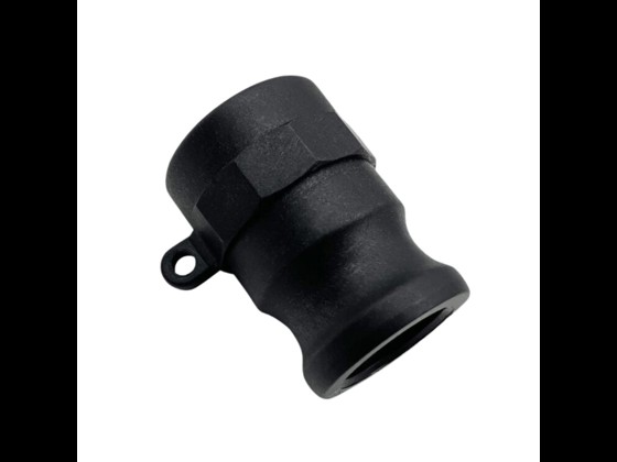 High quality Camlock coupling sleeve type A. Constructed in polypropylene. Can be used for various liquid or gas lines. Order here.