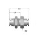 Push-in bulkhead connector