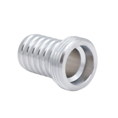 Water hose nipple with male BSP thread, chromed