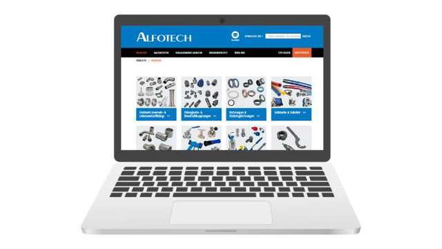 PC mockup of website