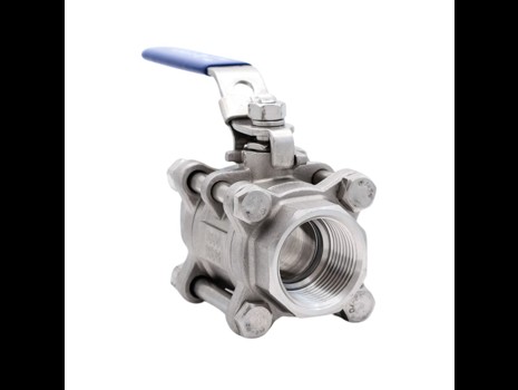 Ball valve, 3-part