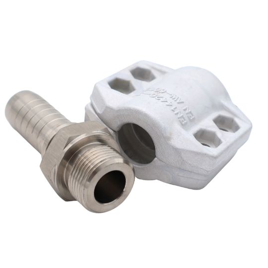 BSP nipple, stainless