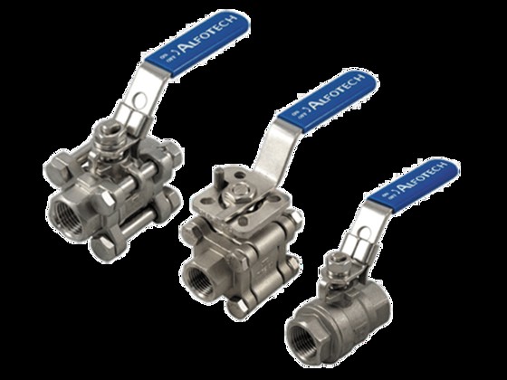 Here you will find a large selection of ball valves for obstructing liquids. Alfotech delivers professional quality that meets all industrial requirements.