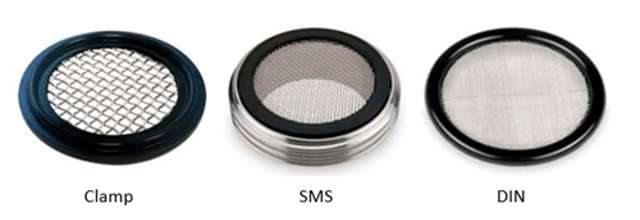 Union gaskets with filter