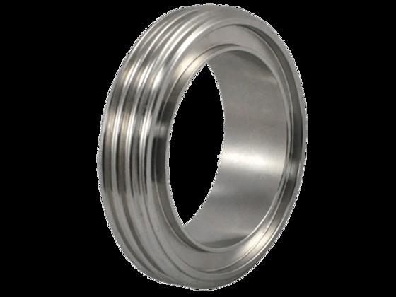 Our SMS male, weld on is made of stainless steel AISI 316 and is designed with a collar for welding on stainless steel dairy pipes. Order fittings online here.