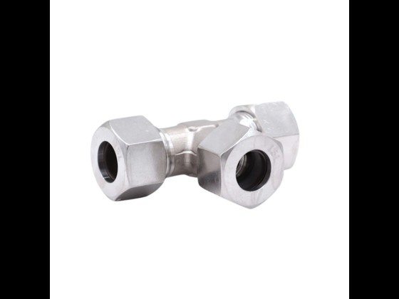 Robust stainless steel T-union suitable for air, water, oil and chemical applications. Temperature: -60°C to +400°C. Up to 250 bar. Order here!
