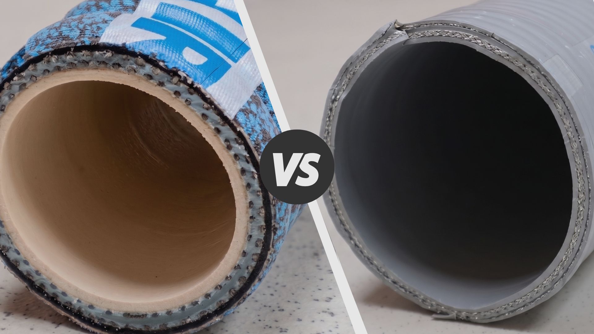 Two vacuum hoses, one choice: Which one should you choose?