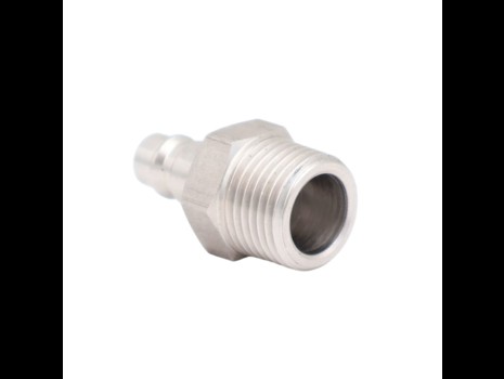 Compressed air coupling nipple, male BSP