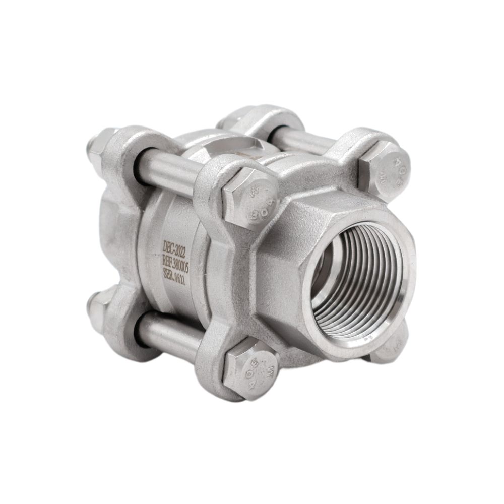 Non-return valve, 3-part