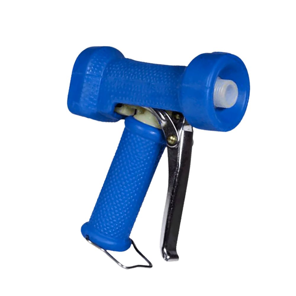 Heavy Duty industrial spray gun, ½ BSP-nipple, blue