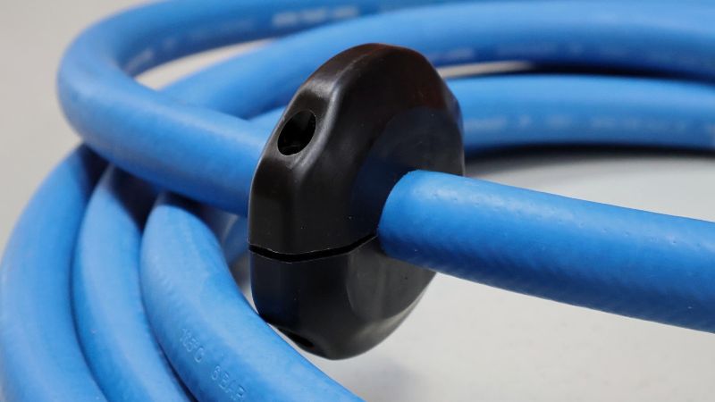  hose bumber on a cleaning hose