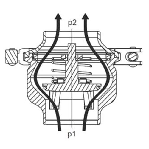 Non-return valve AWH, ISO